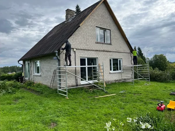 Rõuge eramu, külgvaade – enne