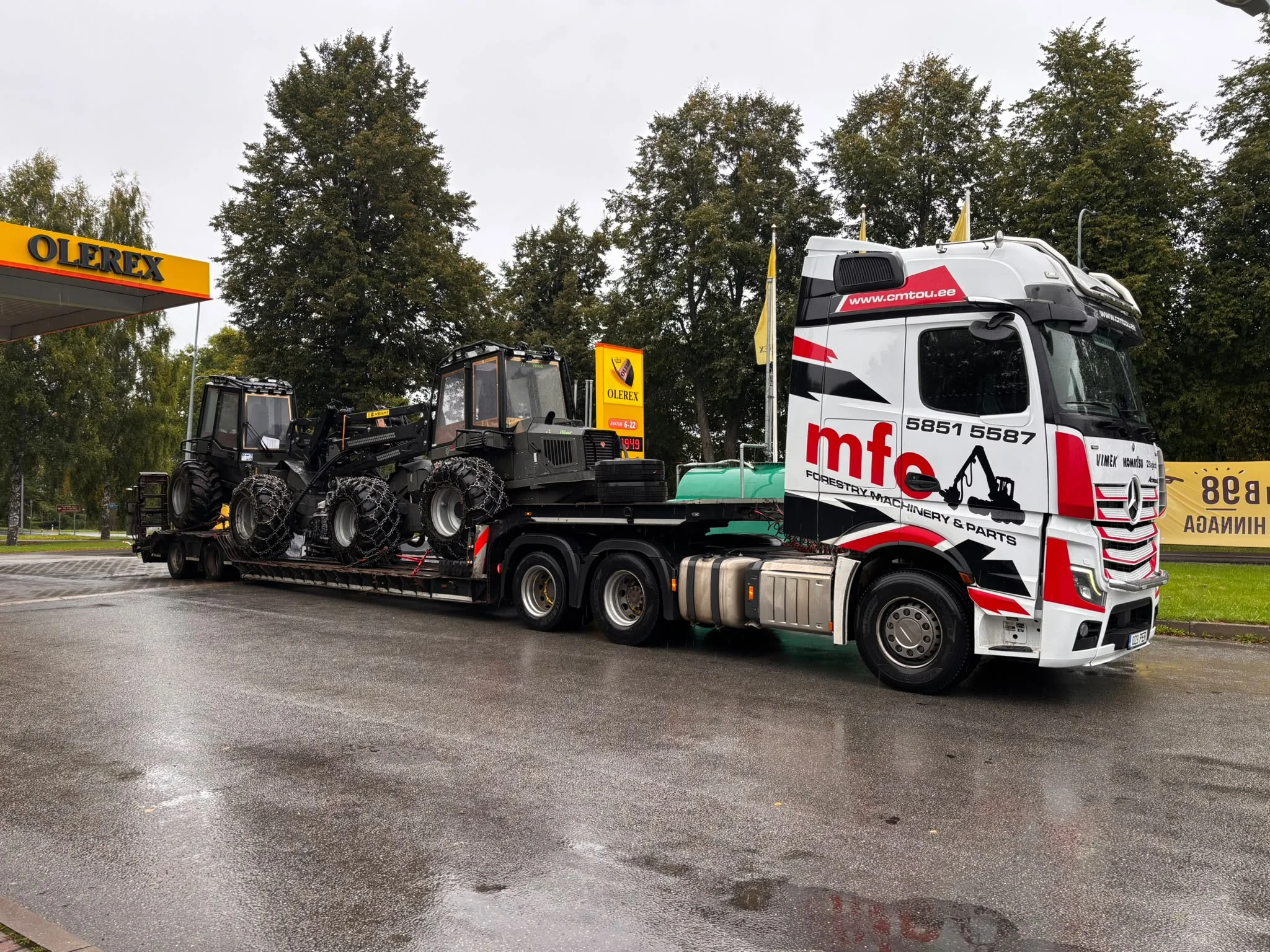 Rasketehnika vedu üle Eesti.