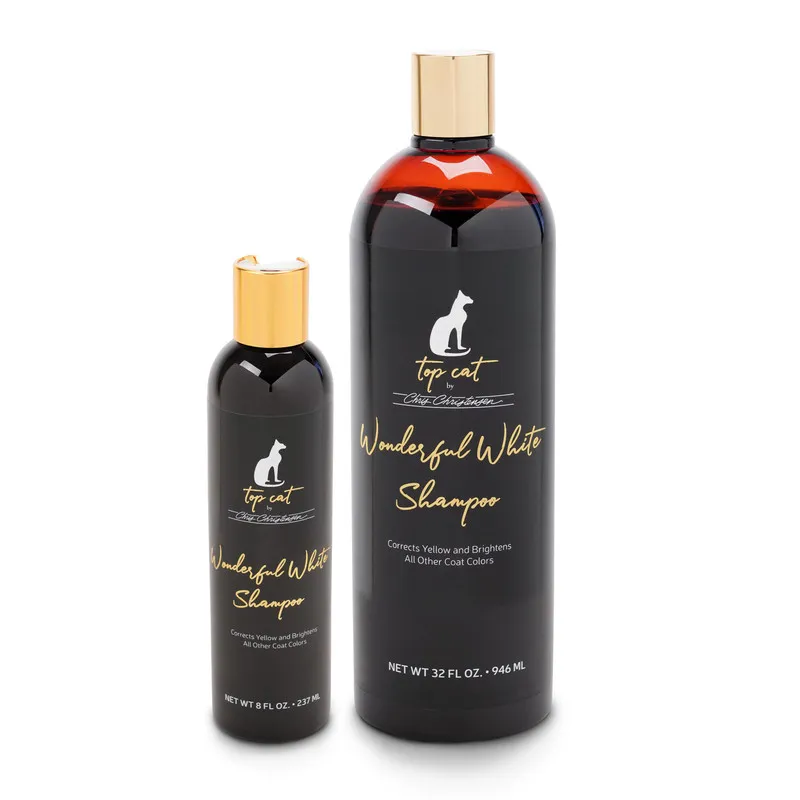 Chris Christensen Top Cat Wonderful White Shampoo for Cats – 946ml