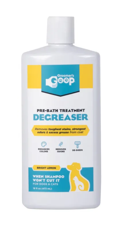 Groomer's Goop Pre-Bath Treatment Degreaser LIQUID, 473 ml