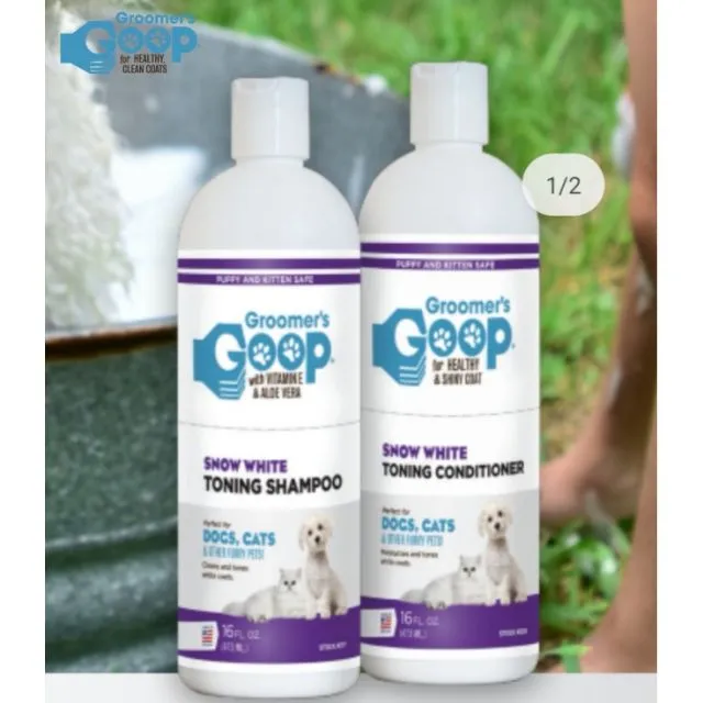 Groomer's-Goop, Whitening Conditioner, 473 ml