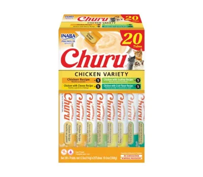 Inaba Churu Kana maiustuste assortii kassile multipakk (20tk)