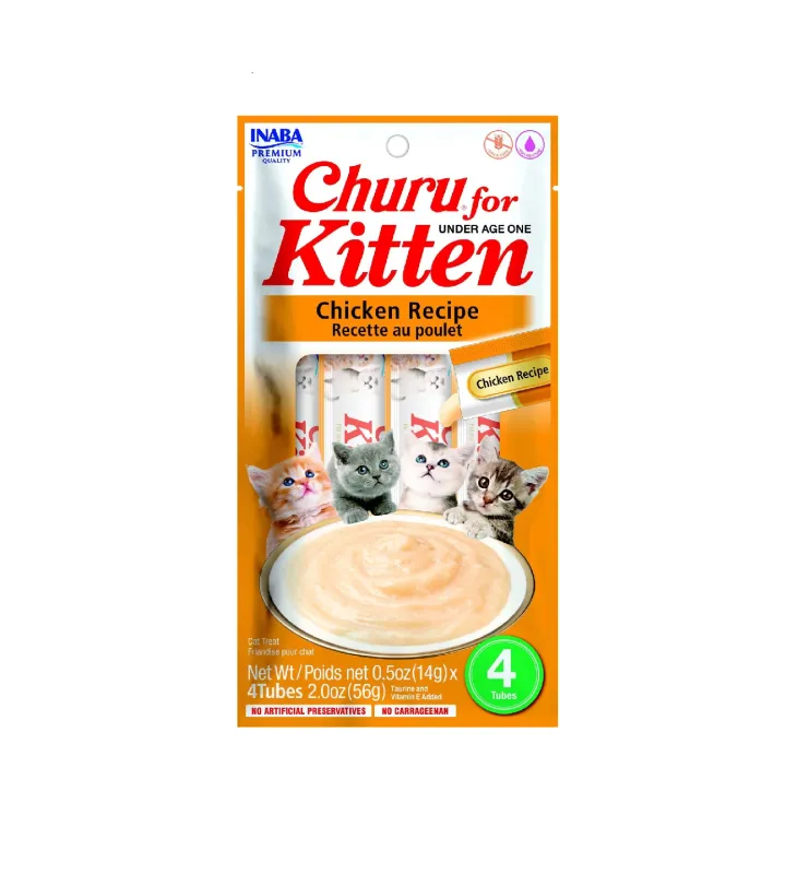 Inaba Churu Kitten Kana maiustus kassipojale 14gx4