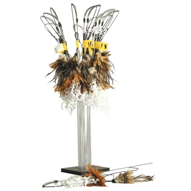 Vee-Toys PURRfect Crunchy Feather Cat Toy