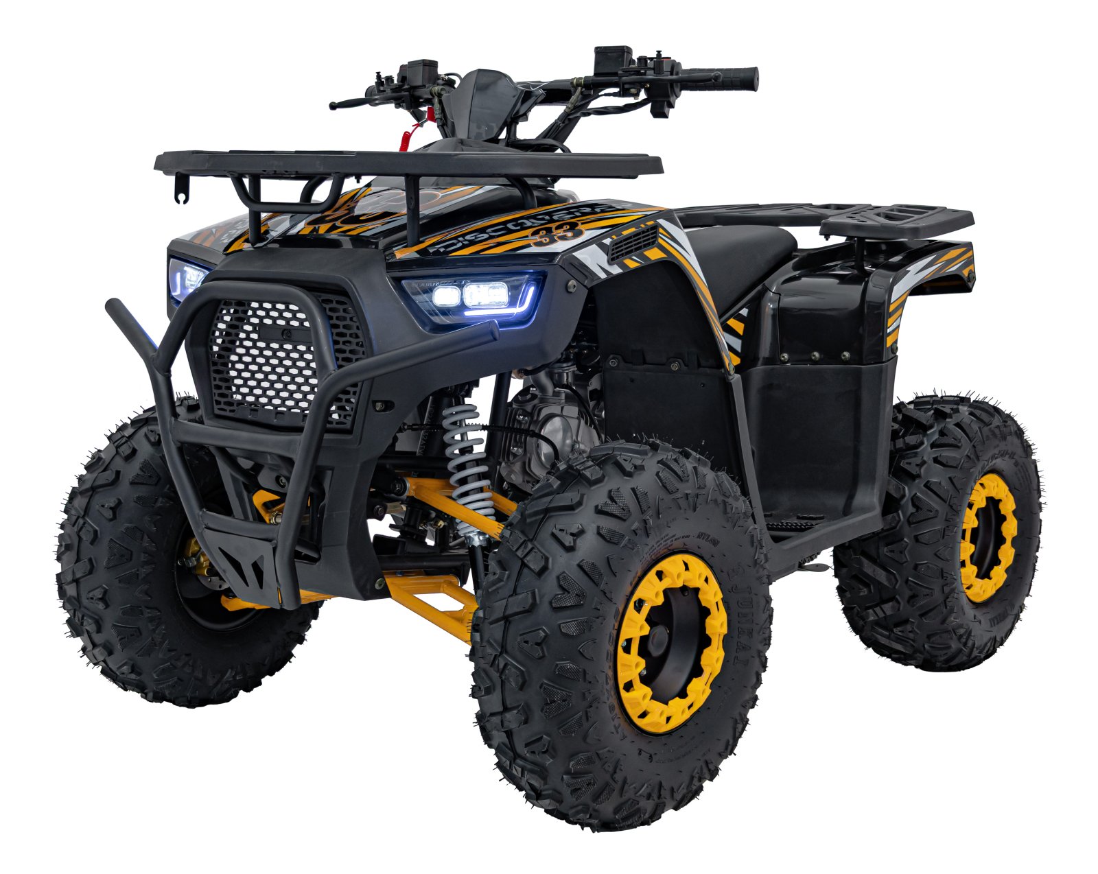 125CC DISCOVERER oranž bensiinimootoriga mönguauto