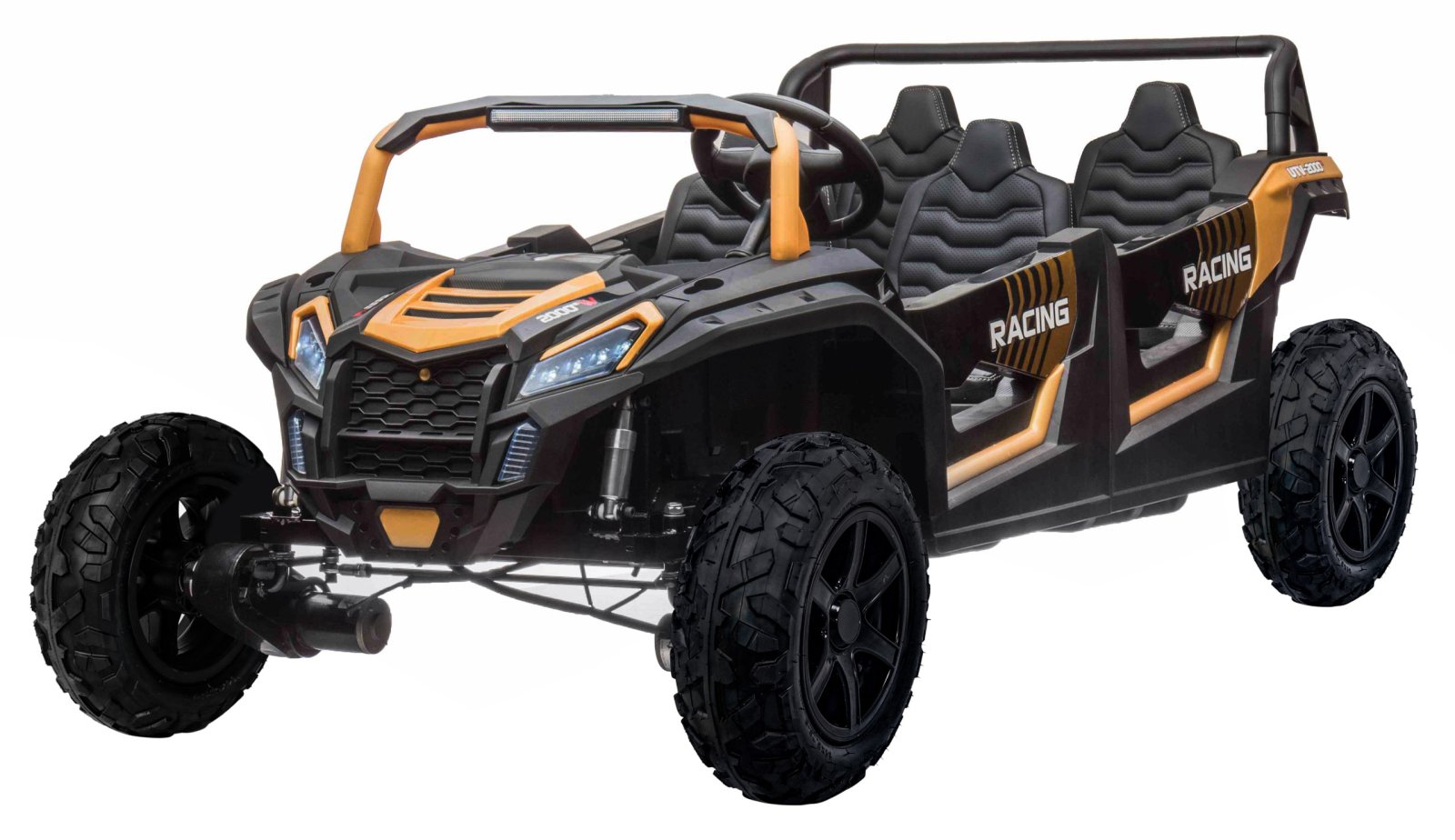 4-kohaline Buggy ATV RACING UTV2000 Li-ion akuga Kuldne