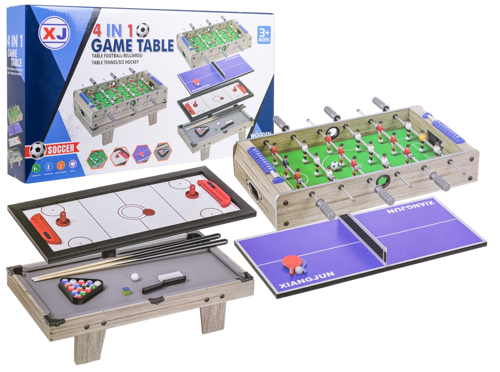 4in1 Gaming Table Table Version Gray