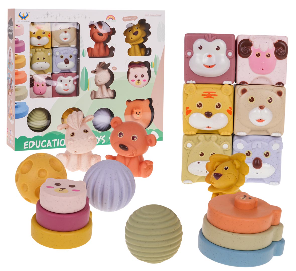 A set of sensory toys