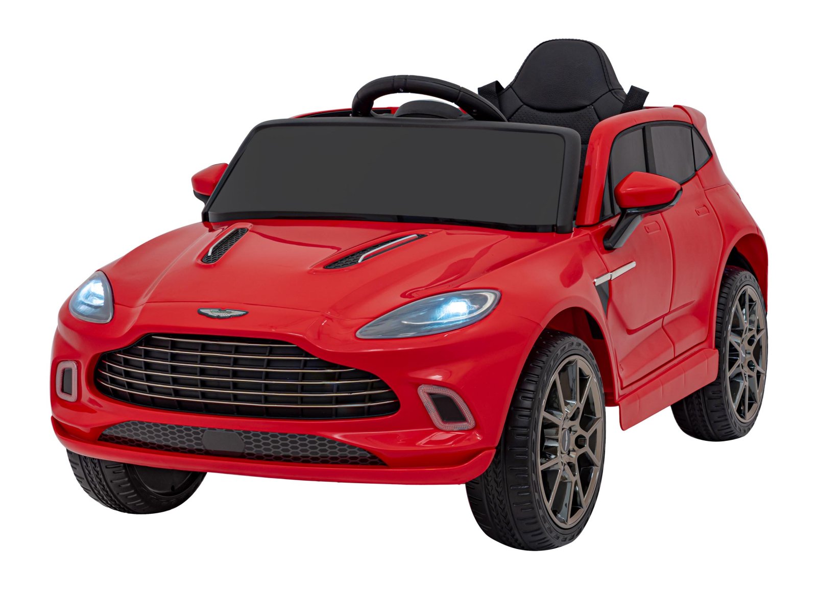 Aston Martin DBX -ajoneuvo, punainen