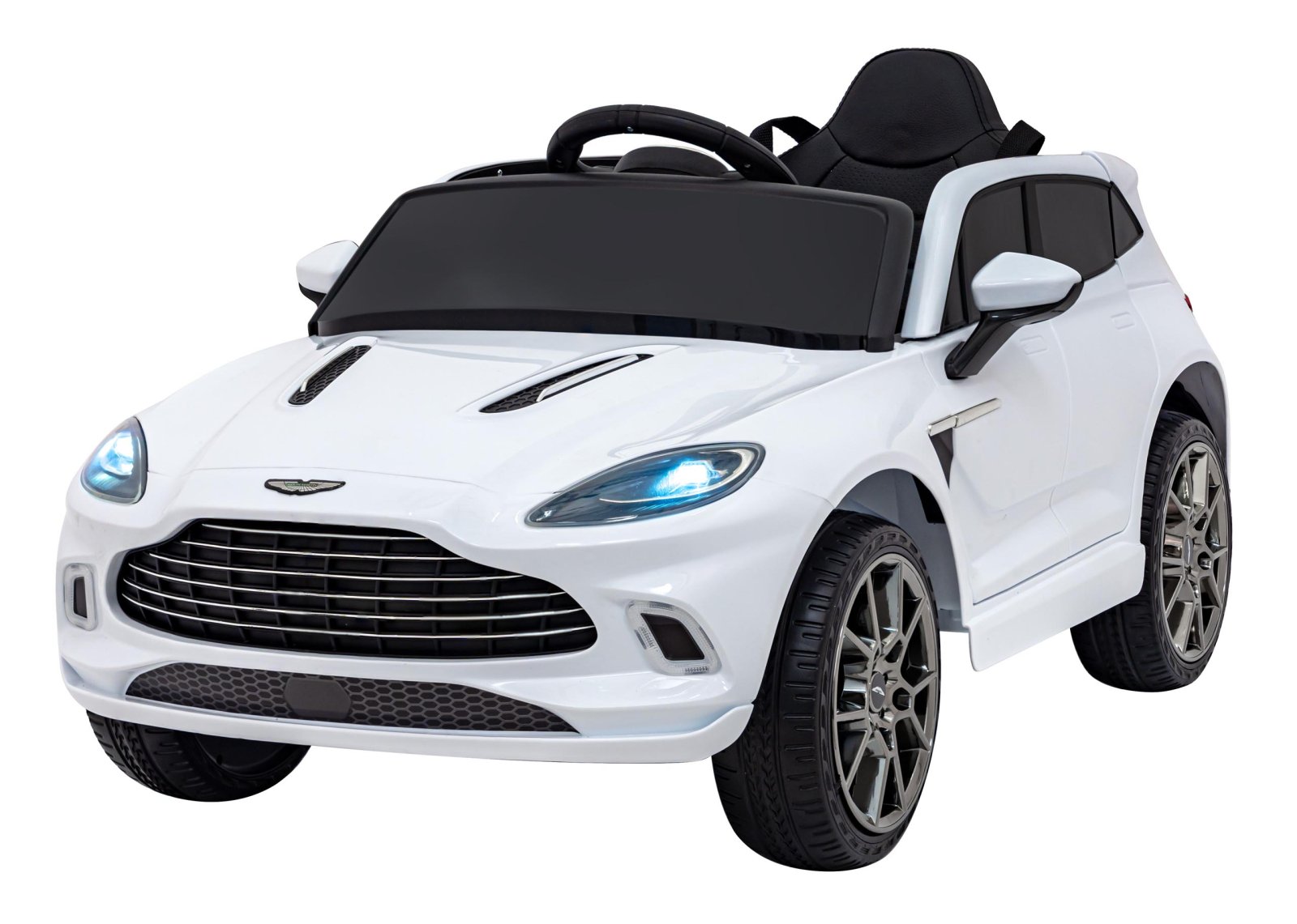 Aston Martin DBX -ajoneuvo, valkoinen