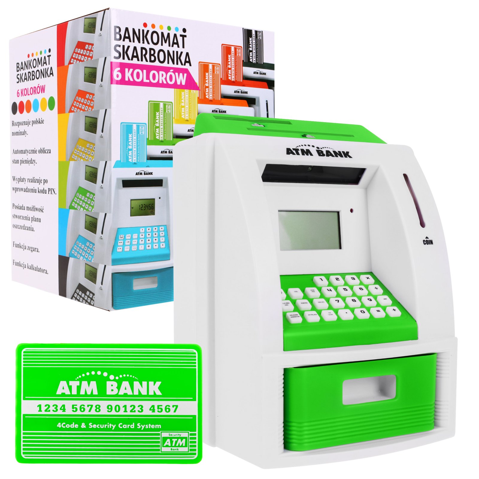 Sularahaautomaat roheline PL