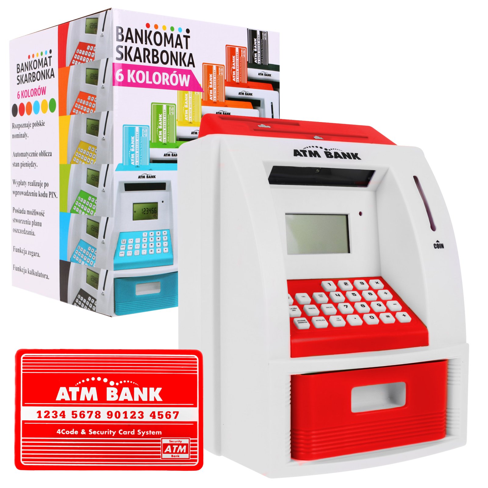 Sularahaautomaat punane PL