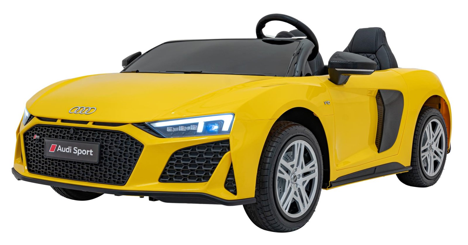 Audi Spyder R8 LIFT -ajoneuvo keltainen