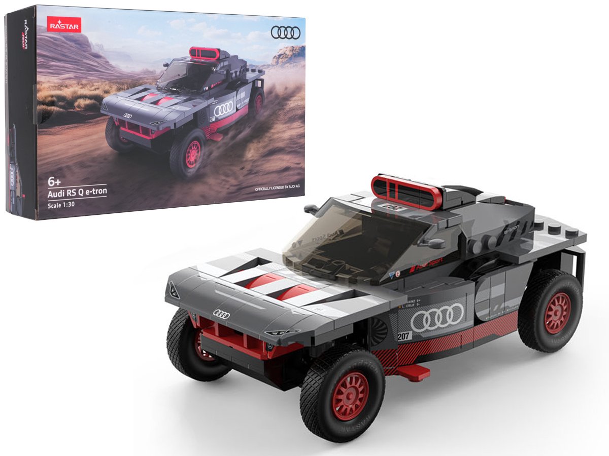 Autko Klocki 1:30 Audi RS Q e-tron Szary RASTAR