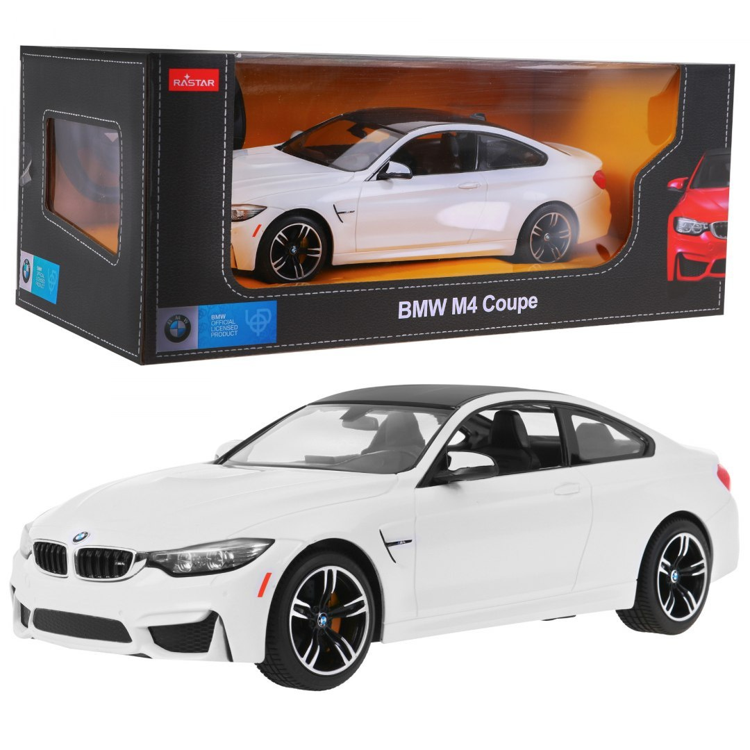 R/C auto BMW M4 Coupe valge 1:14 RASTAR