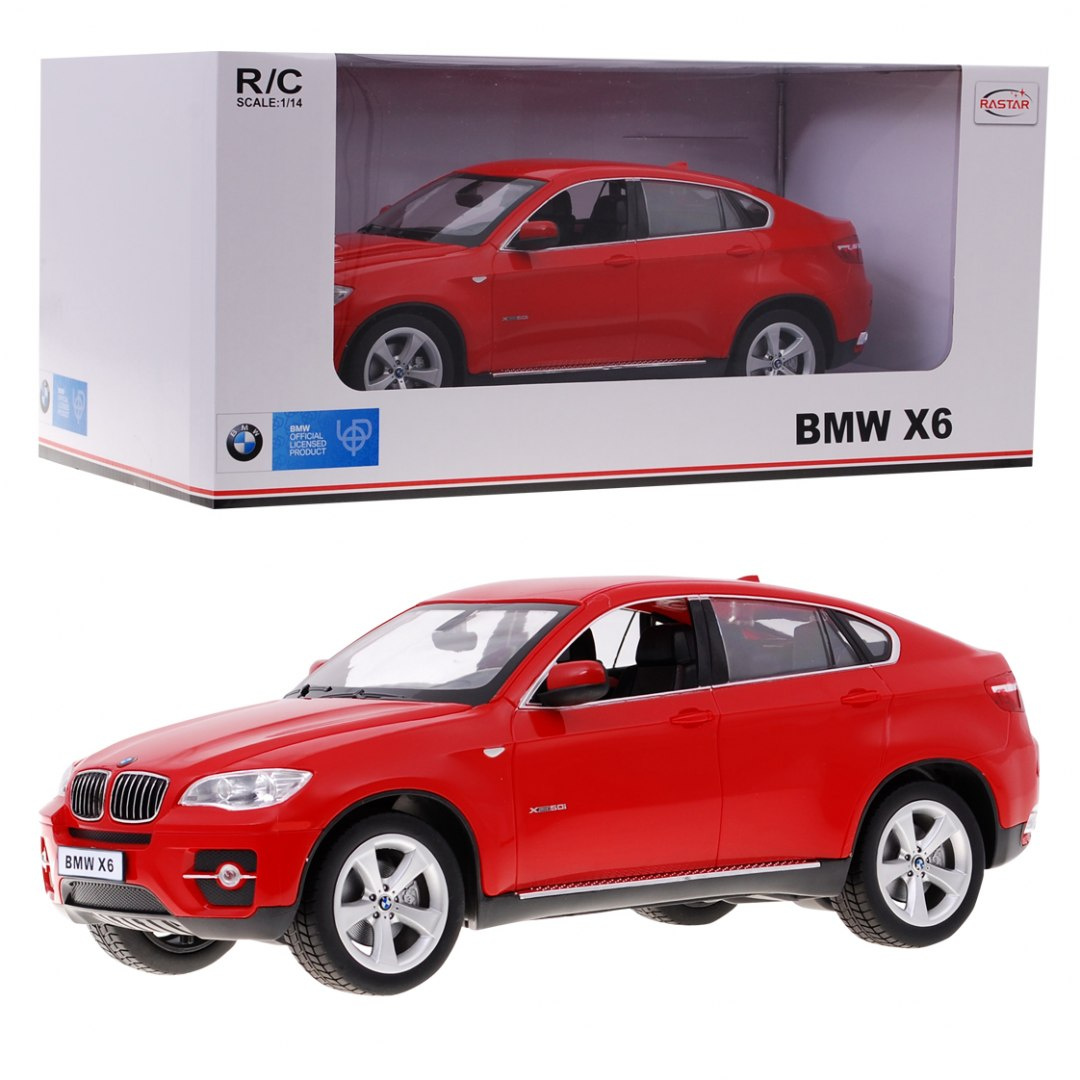 R/C auto BMW X6 punane 1:14 RASTAR