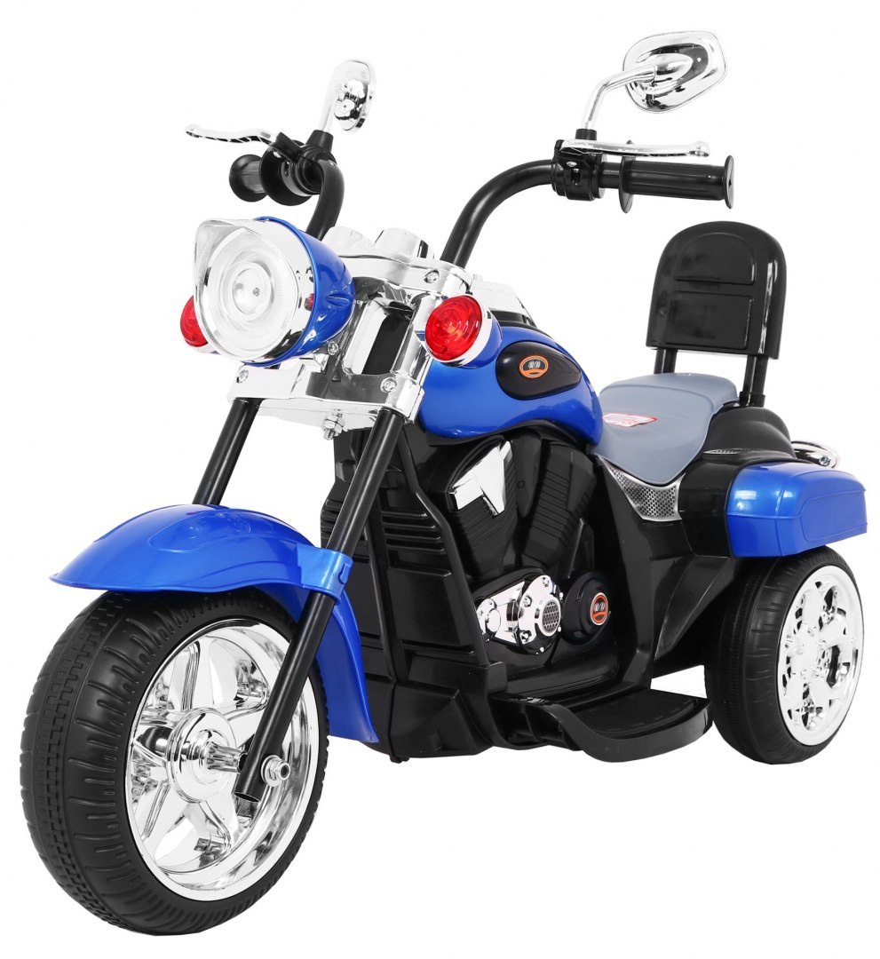 Moottoripyörä NightBike Chopper sininen