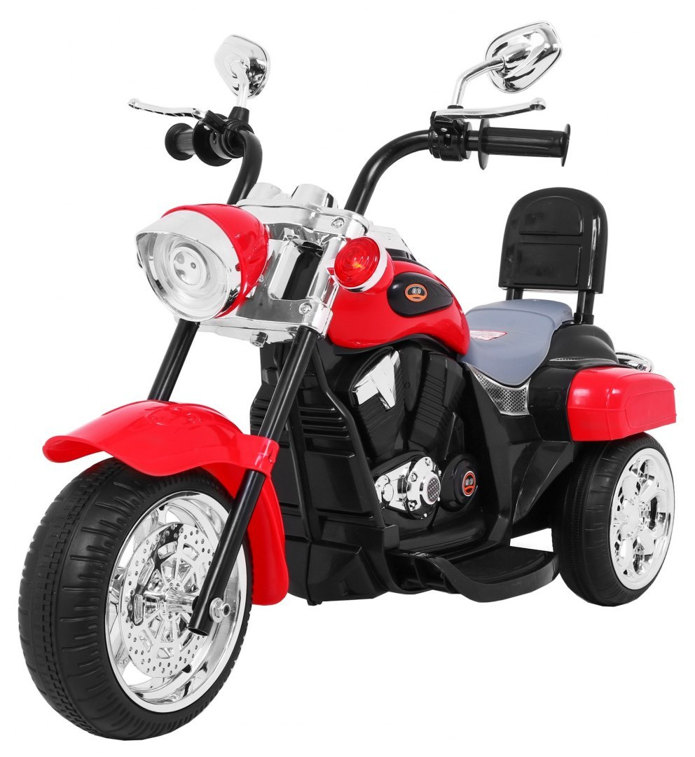 Moottoripyörä NightBike Chopper punainen