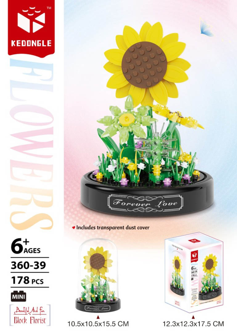 Õiekomplekt lambivarjuga 178 tk