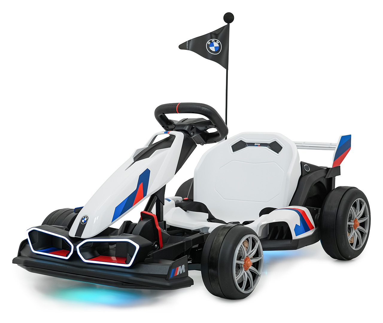 BMW kart triiffimisfunktsiooniga, valge