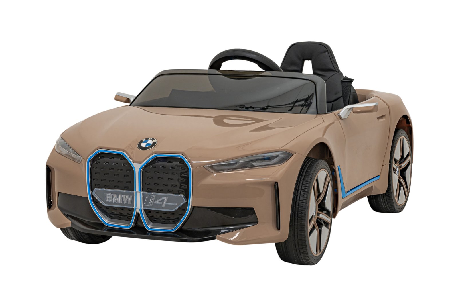 BMW I4 kuldne