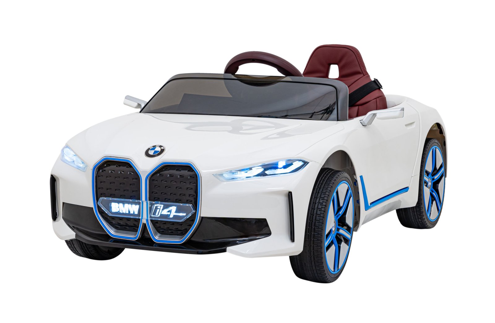BMW I4 valge