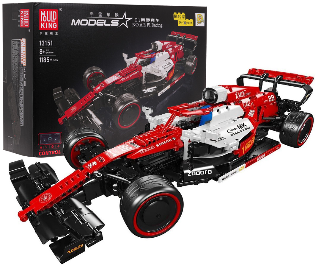 Formula-autopalikkasarja 1185 kpl. Punainen
