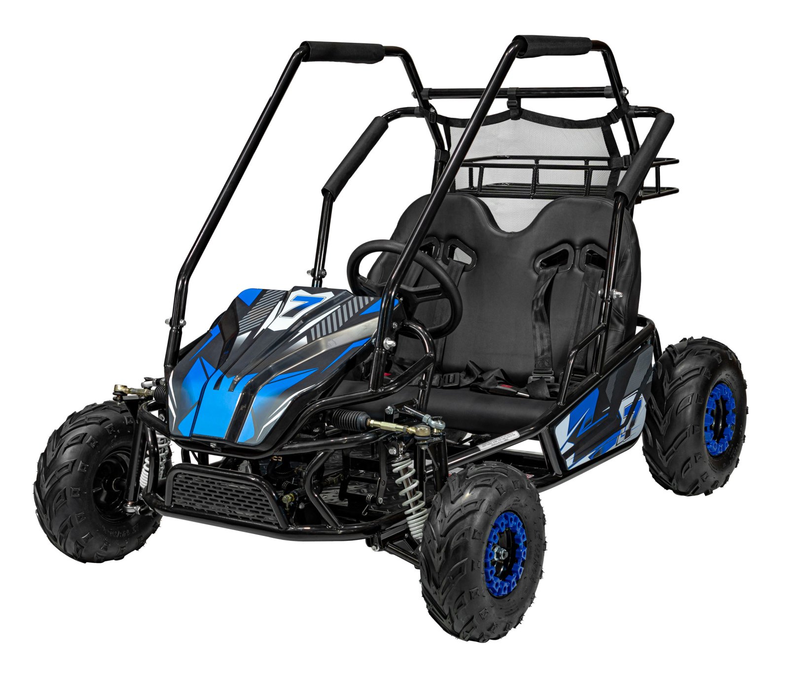 BUGGY bensiinimootoriga sõiduk LUCKY SEVEN, sinine