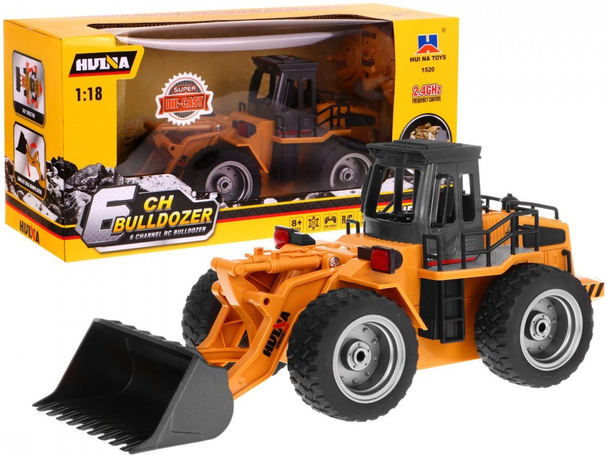 Buldooser R/C 2,4 G metallkopaga 1:18