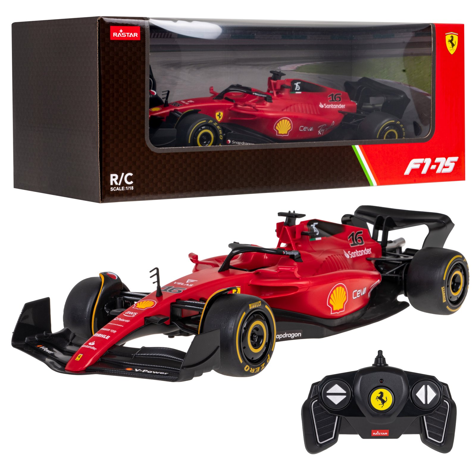 Car R/C Ferrari F1 75 1:12 RASTAR