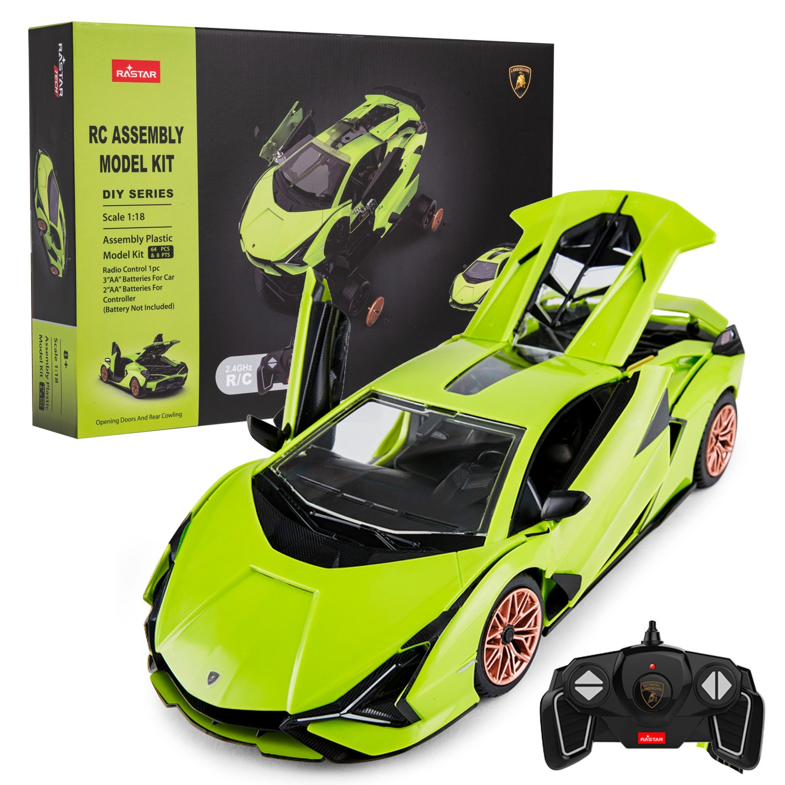 Radio-ohjattava auto Lamborghini Sian 1:18 RASTAR