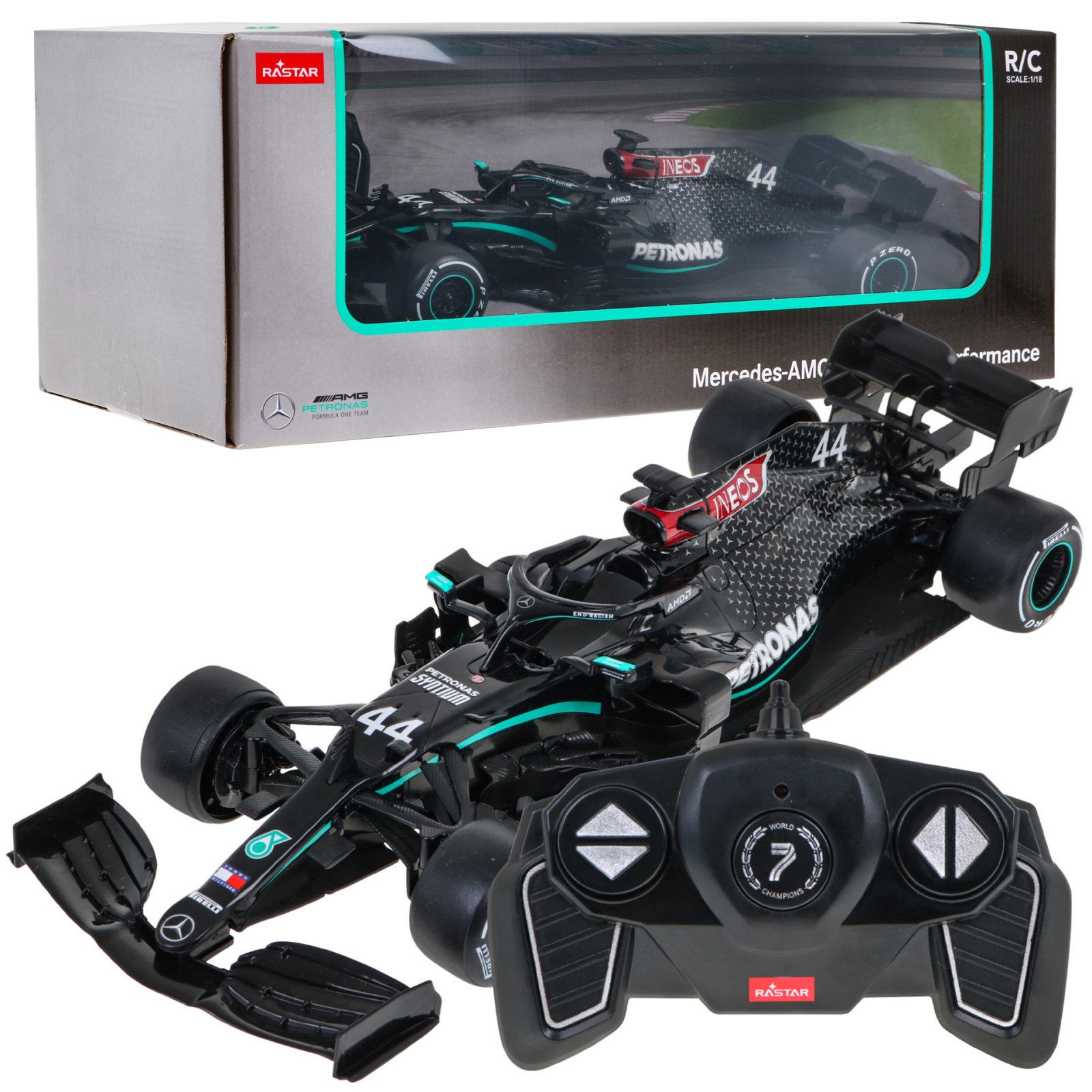 R/C auto Mercedes-AMG F1 W11 EQ Performance 1:18 RASTAR