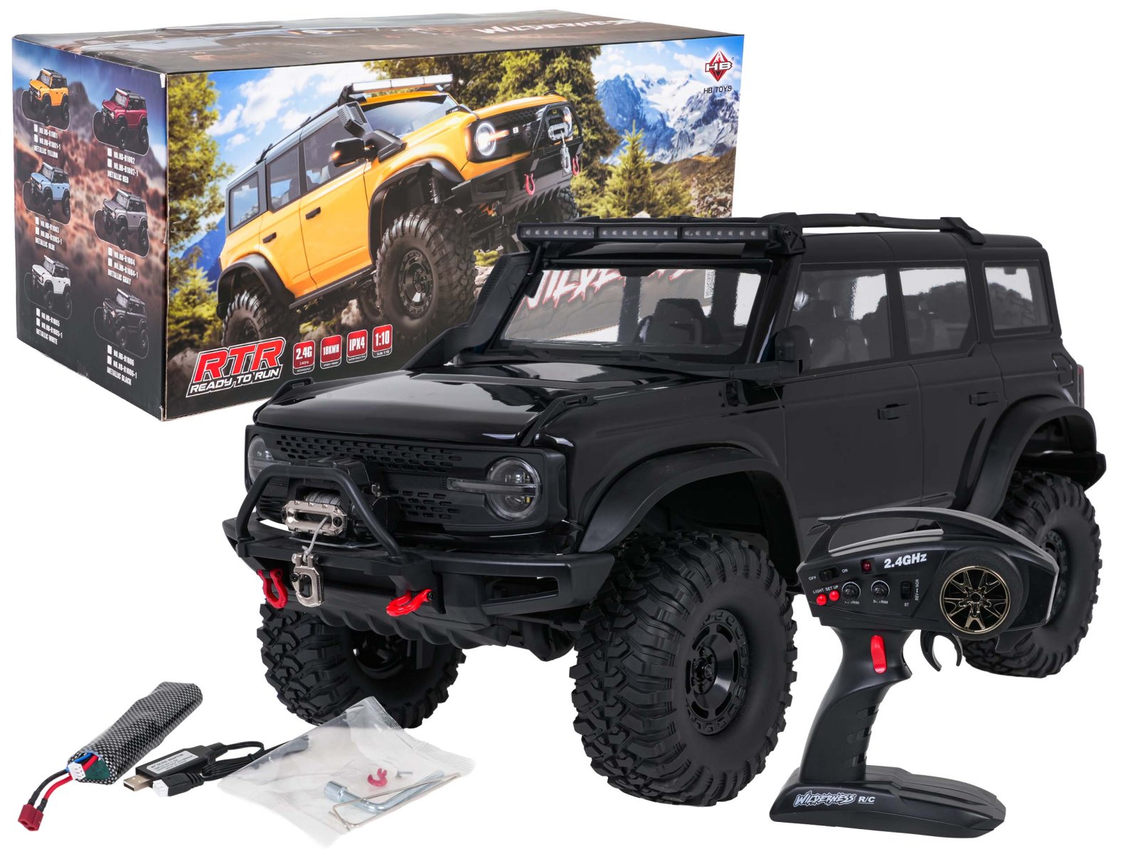 Auto R/C WILDERNESS 1:10 musta