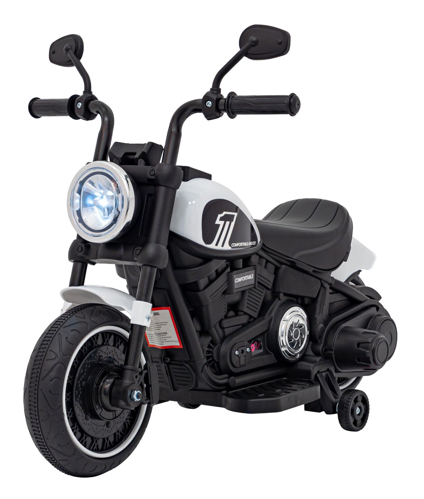 Chopper FASTER mootorratas, valge
