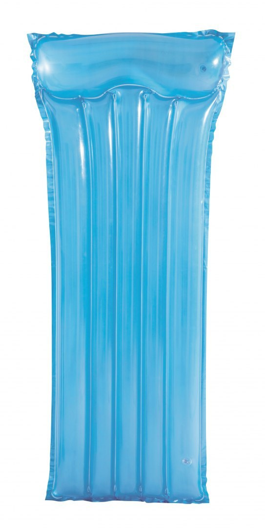 Värvikas läbipaistev rannamadrats 183 x 76 cm BESTWAY sinine