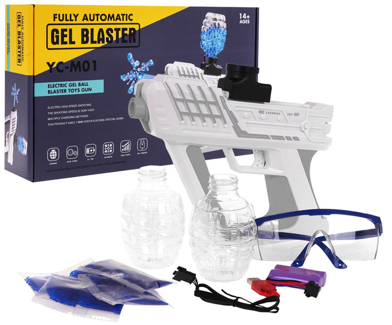 koopia: GEL BLASTER püstol + tarvikud