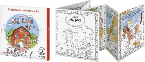 Värvimisleht harmoonikavoldikuga Päev maal