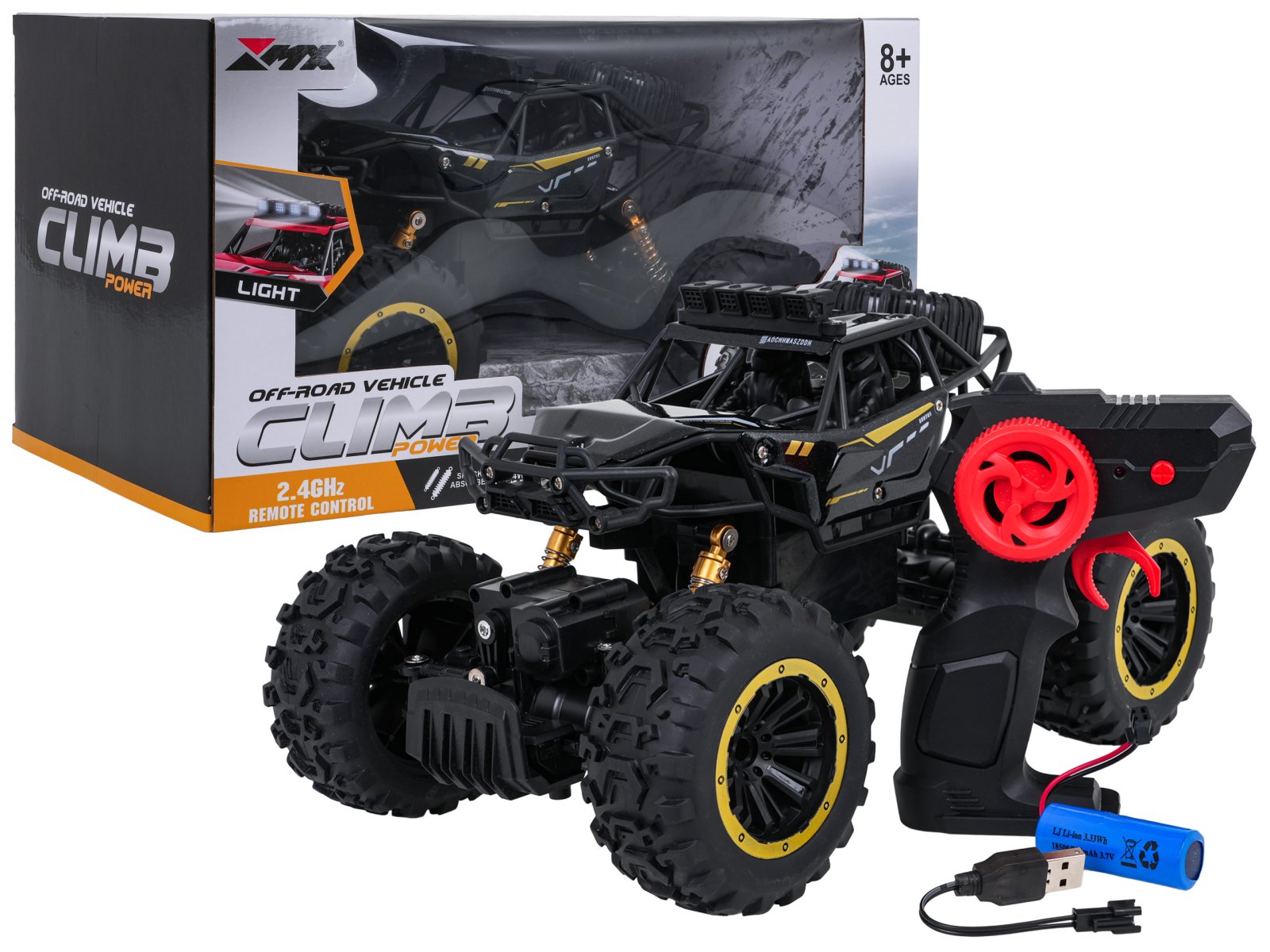 Radio-ohjattava Crawler 1:18 CLIMB POWER