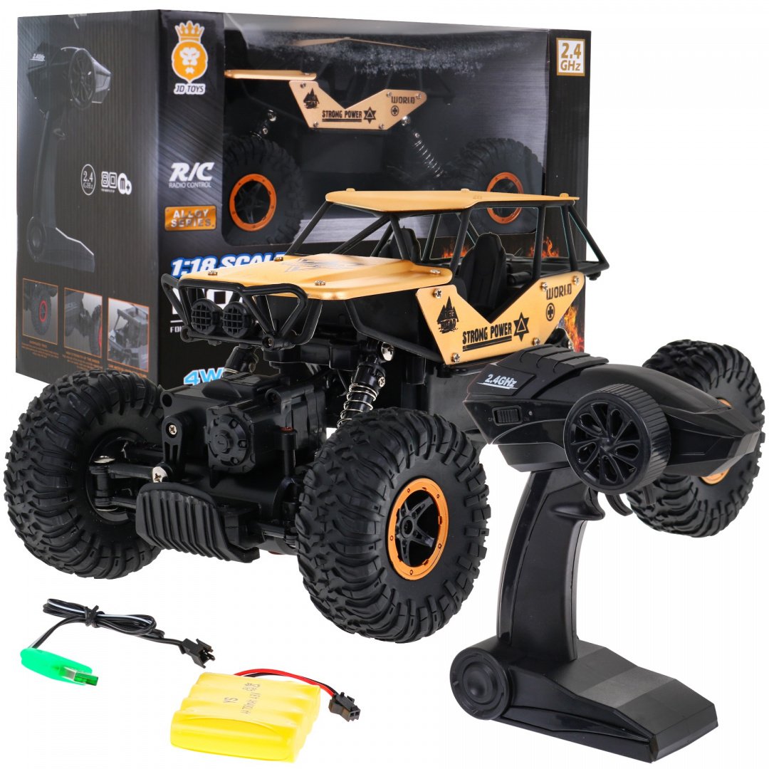 Roomik R/C MONSTER 1:18 kuldne