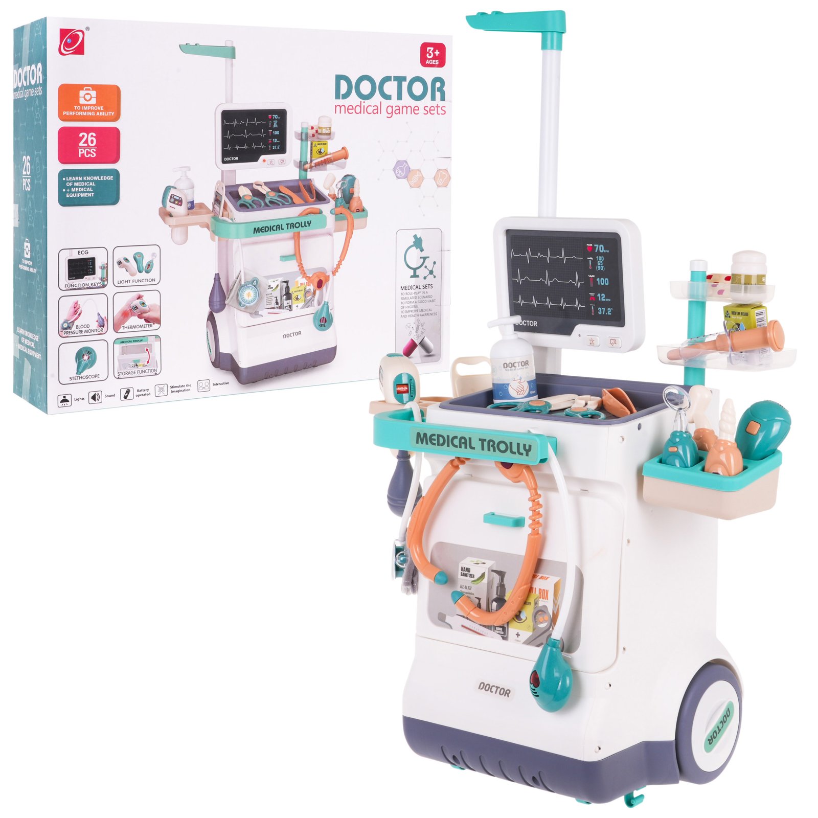 EKG arsti komplekt 26 tk.