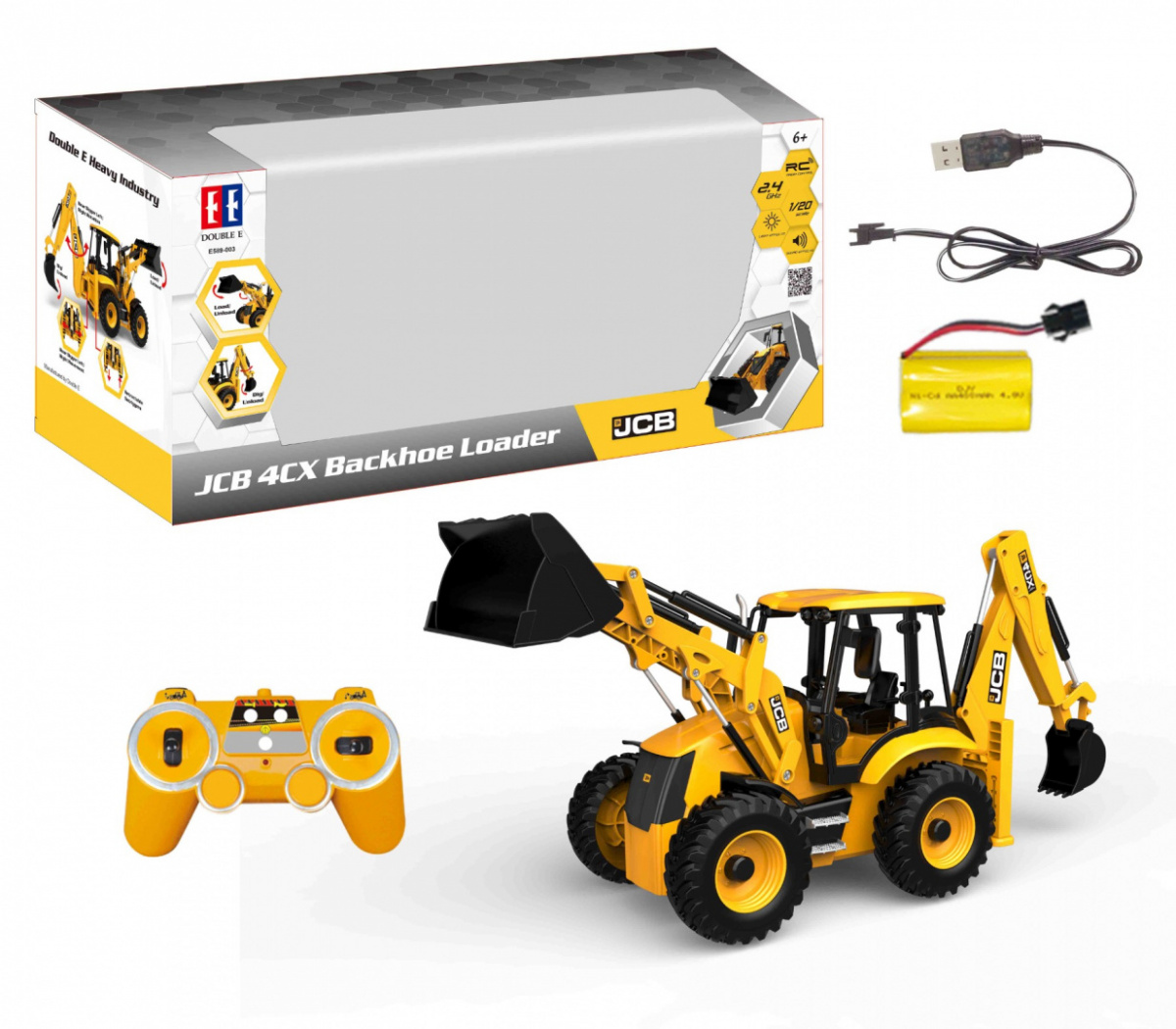 Ekskavaator R/C 4CX JCB 2.4G Double E