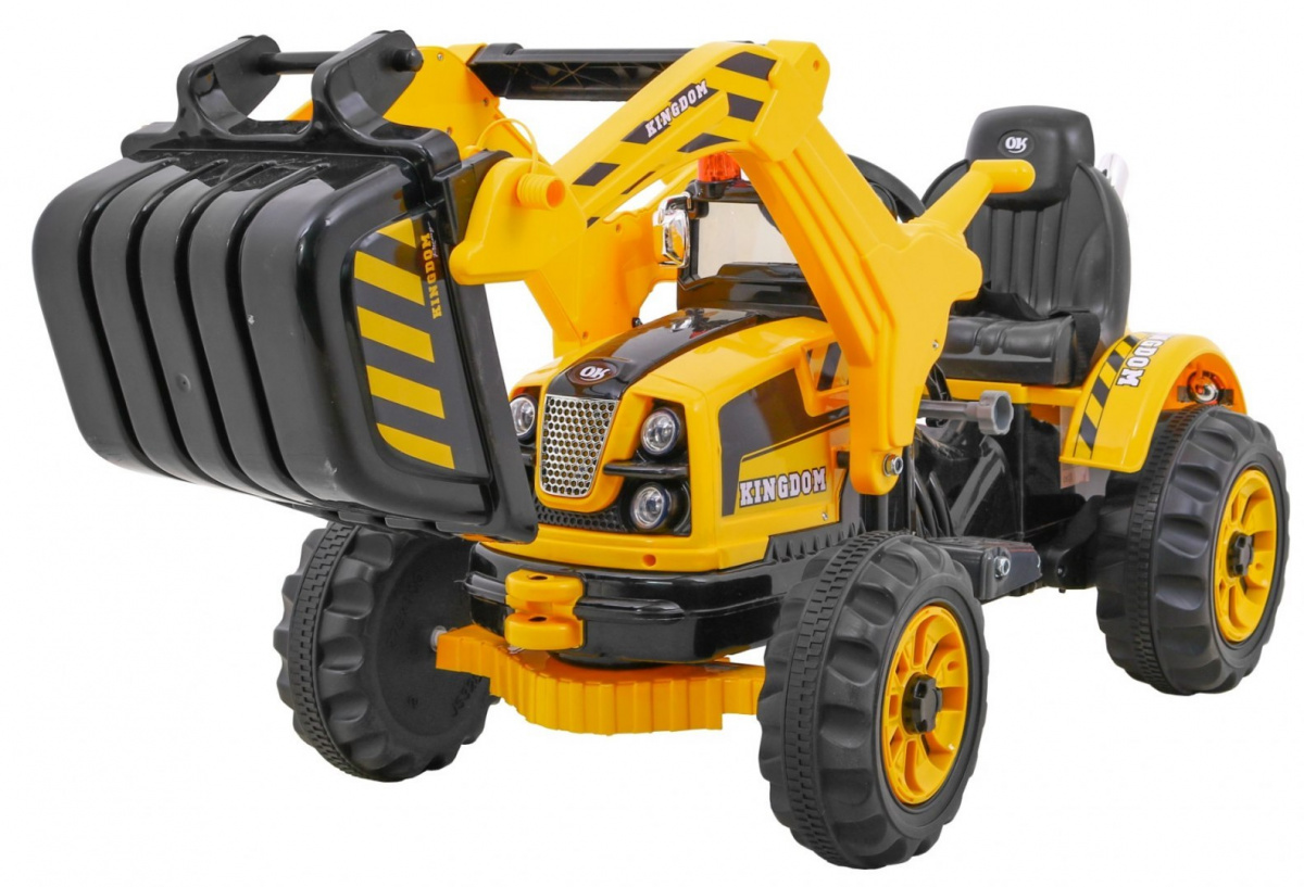 Ekskavaatortraktor Kollane