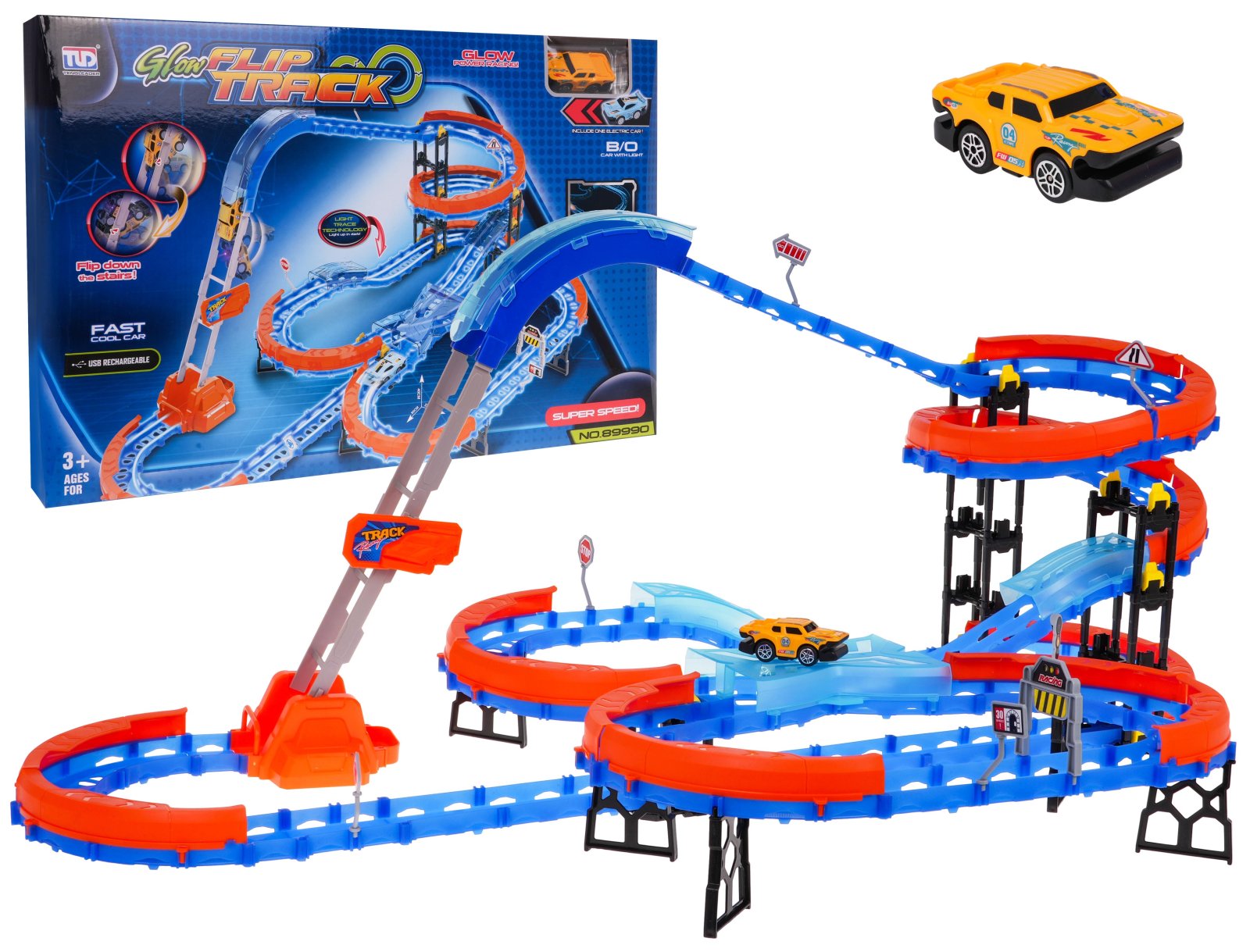 Extreme Race Track With Ladder 90pcs.