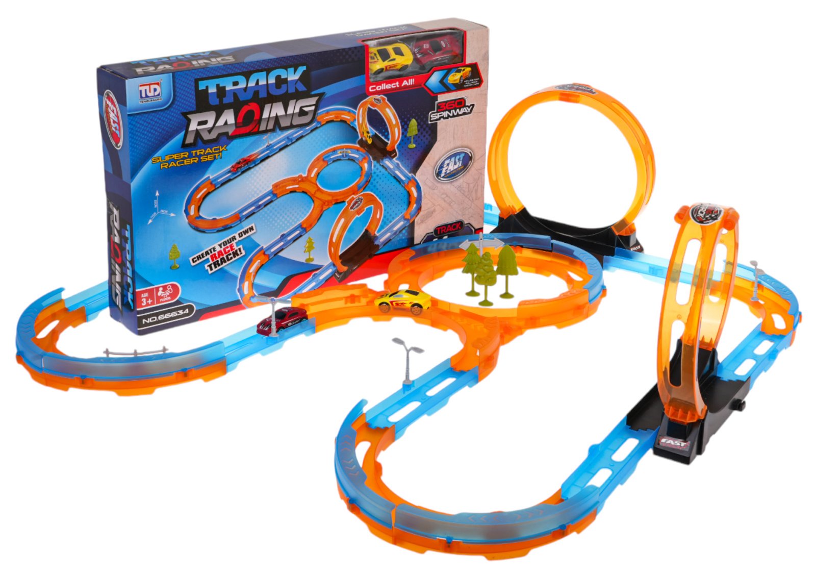 Fast Driving Race Track 44 pieces.
