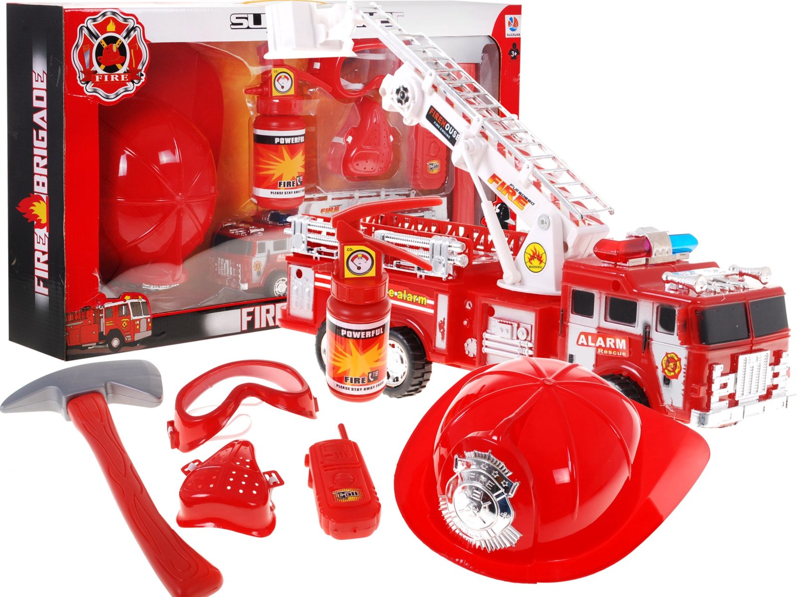Fire brigade with cars and accesories