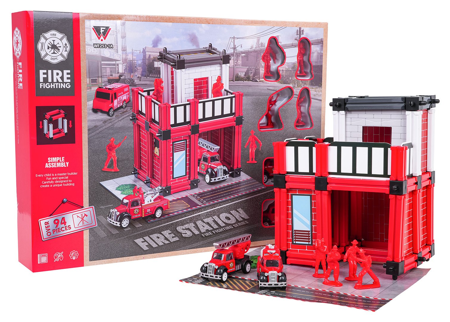 Fire Department Garage Set + Accessories and Figures
