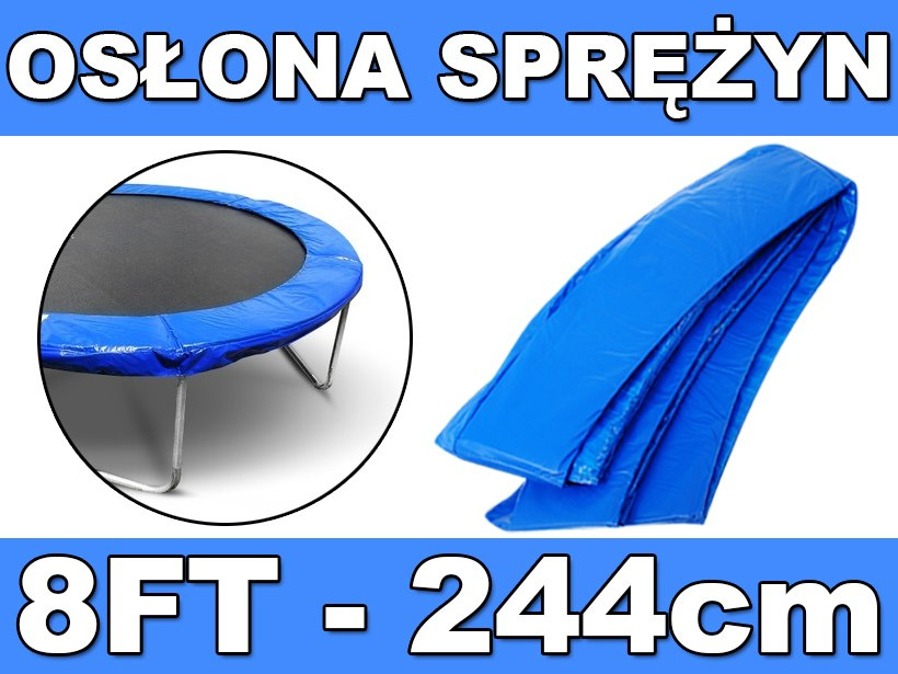 Servakate, vedrute kaitsekate 8FT 244cm trampoliinile