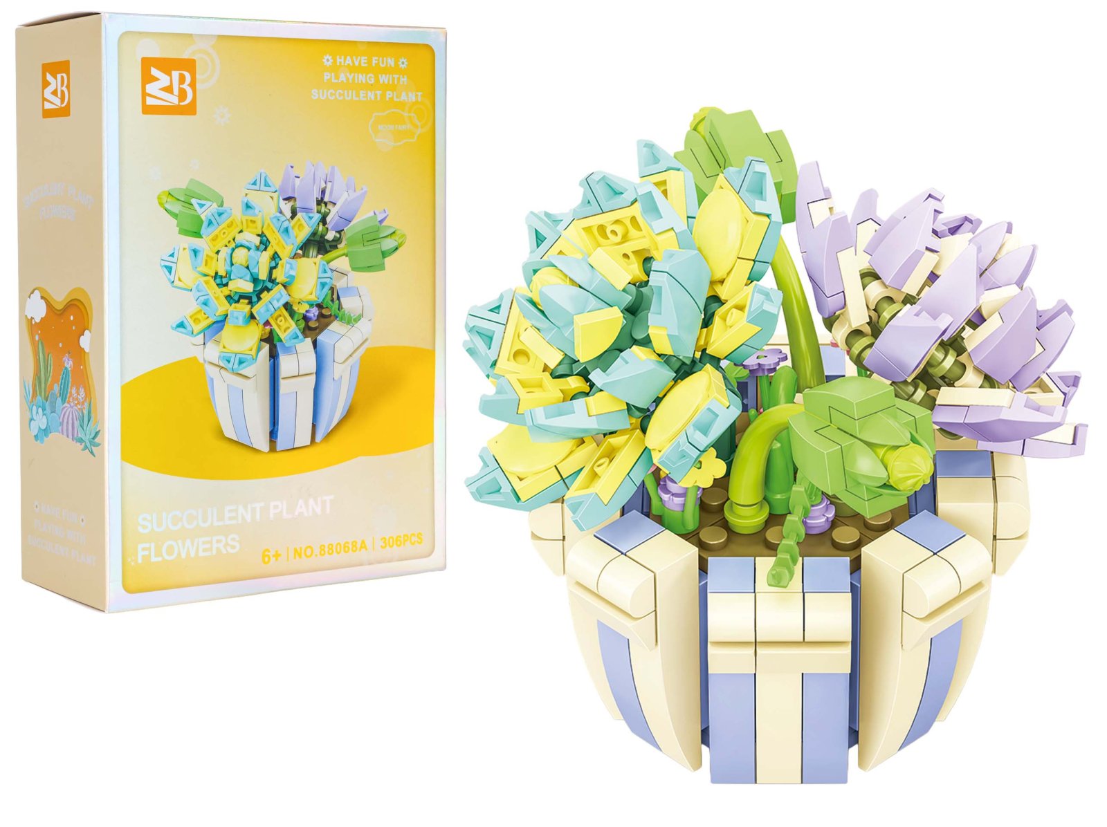 Lillede klotsikomplekt 306 tk.
