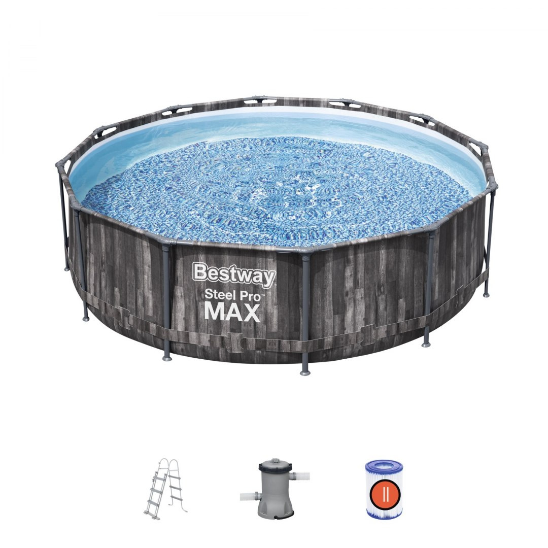 Raamiga bassein 12FT 366x100 cm Steel Pro Max BESTWAY