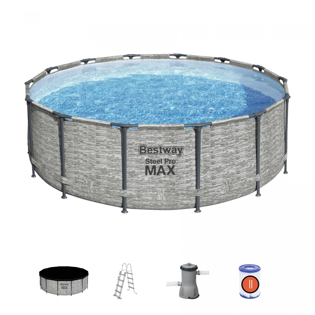 Raamiga bassein 14FT 427x122cm Steel Pro Max BESTWAY